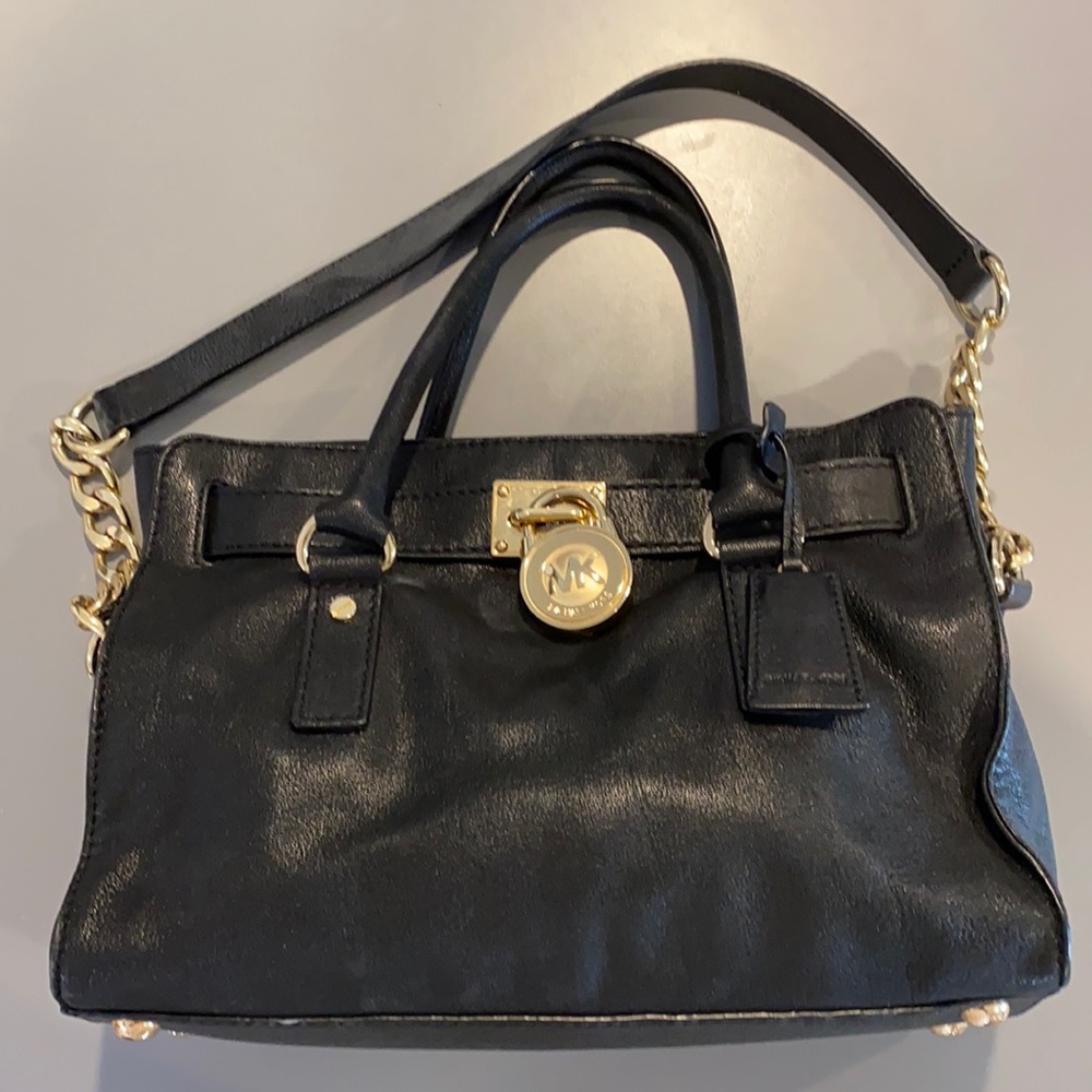 Michael Kors Hamilton Leather Satchel